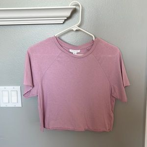 top shop pink crop top